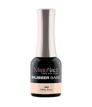 MarilyNails RUBBER BASE - 5M Milky Ecru 7ml főképe